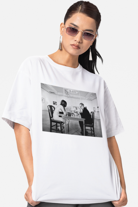 Eve Babitz and Marcel Duchamp T-Shirt | Iconic Marcel Duchamp T-Shirt  | Chess Gift | Grand Master