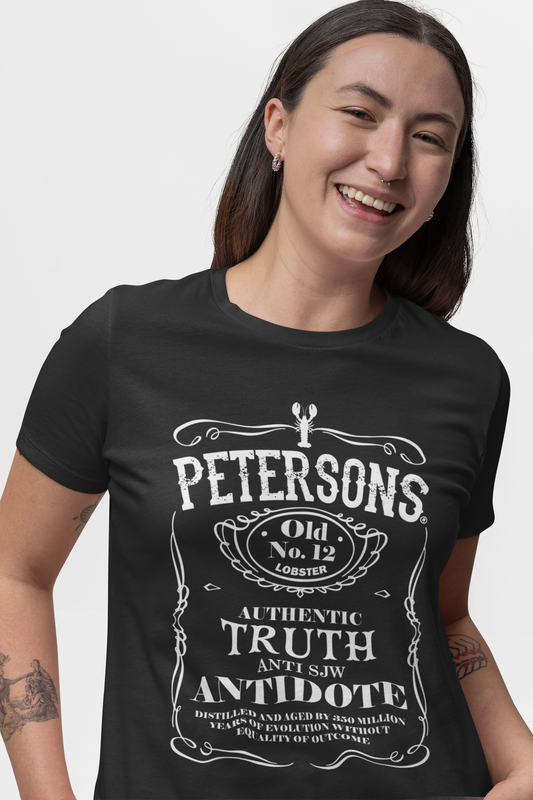 Jordan Peterson Jack Daniels Style T Shirt | Dr Jordan Peterson | Jordan Peterson Risk Being Offensive T Shirt