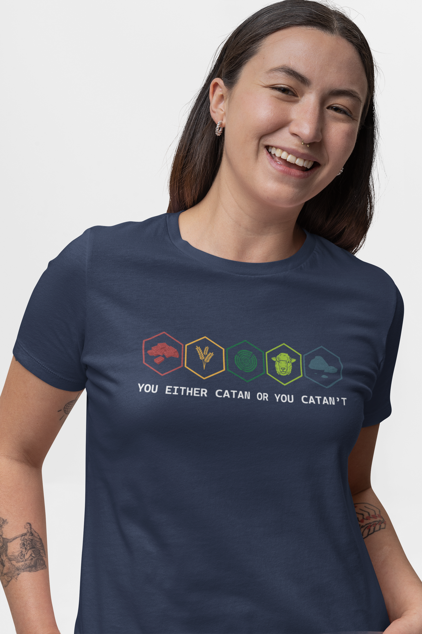 You Either Catan or You Catan't | Settlers of Catan | Catan Unisex T Shirt | Board Games