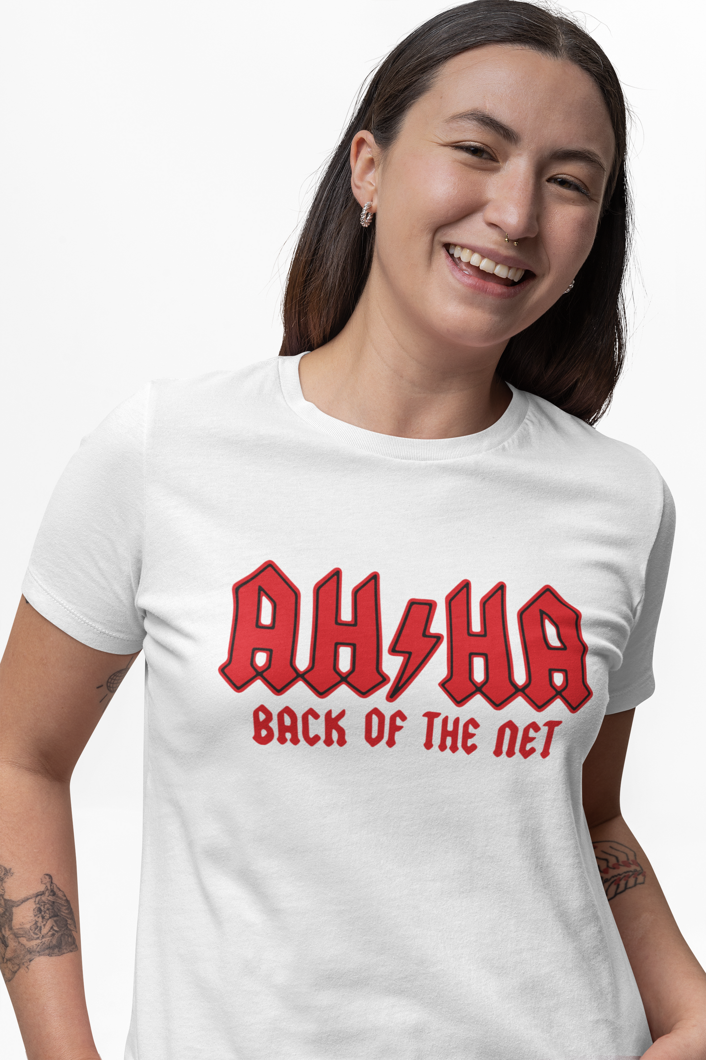 Alan Partridge AHA Back Of The Net T Shirt - Funny British Comedy TV Show Tee for Fans - Iconic Catchphrase Shirt