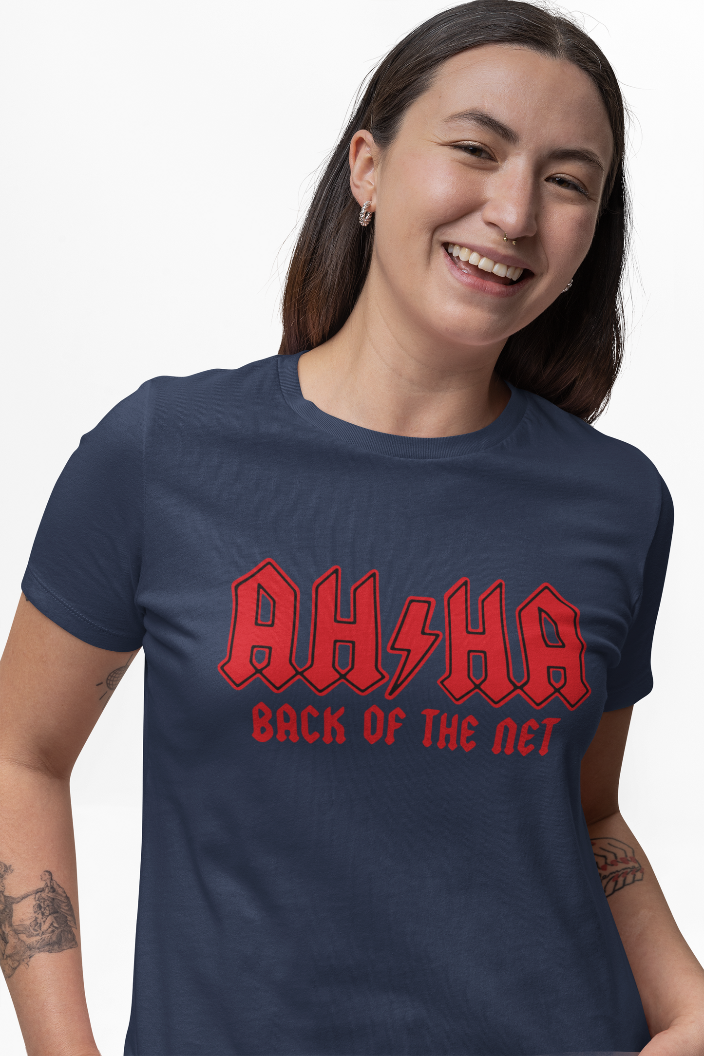 Alan Partridge AHA Back Of The Net T Shirt - Funny British Comedy TV Show Tee for Fans - Iconic Catchphrase Shirt