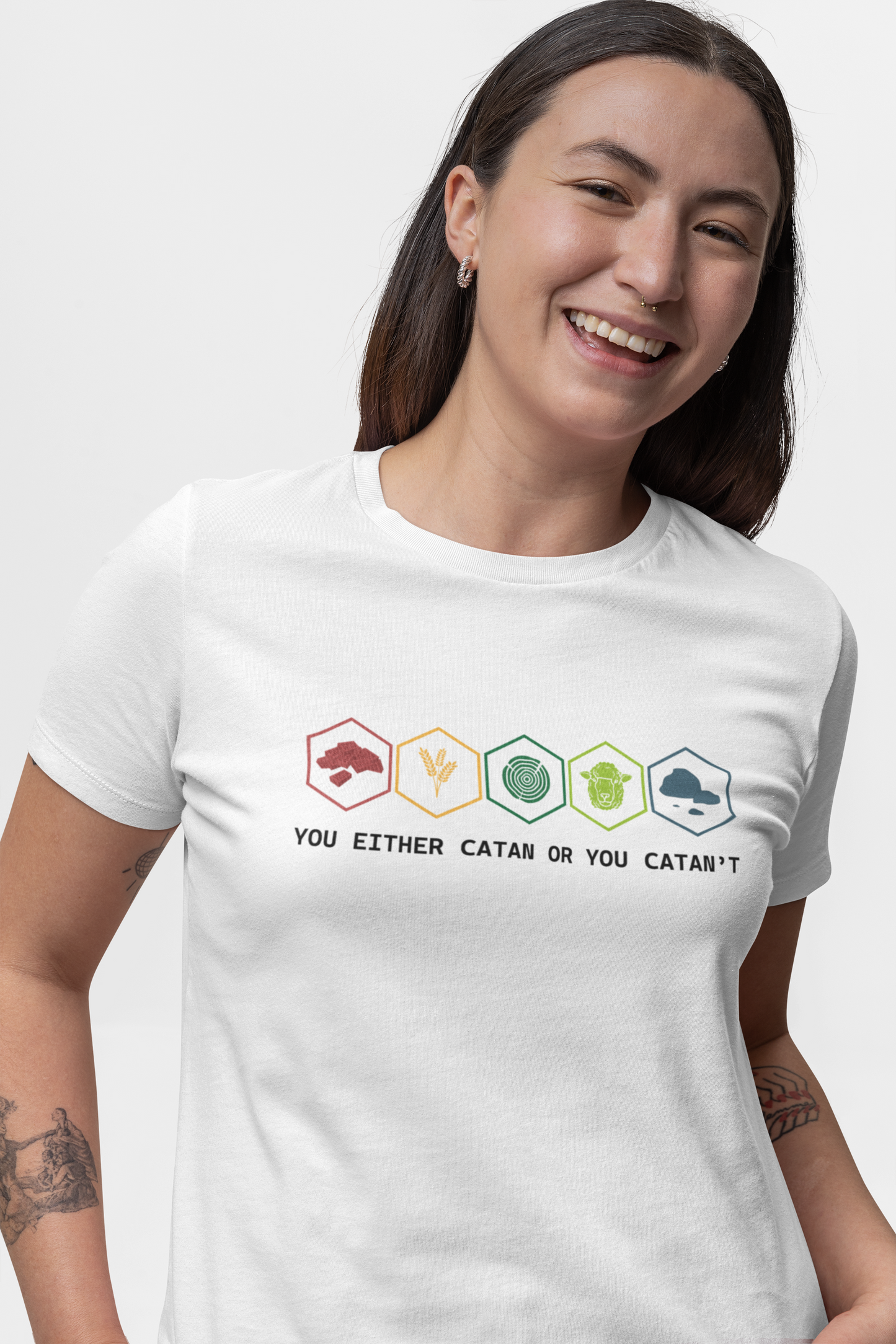 You Either Catan or You Catan't | Settlers of Catan | Catan Unisex T Shirt | Board Games