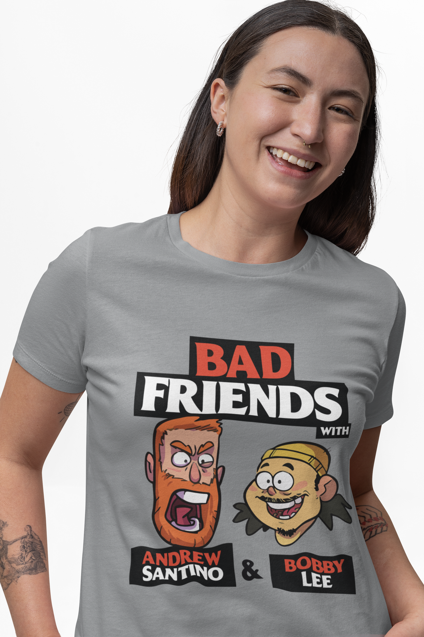 Bad Friends T Shirt | Andrew Santino & Bobby Lee T Shirt | Im Bobby Mom T Shirt |  Bad Friend T Shirt | Andrew Santino T Shirt |  Funny T Shirt