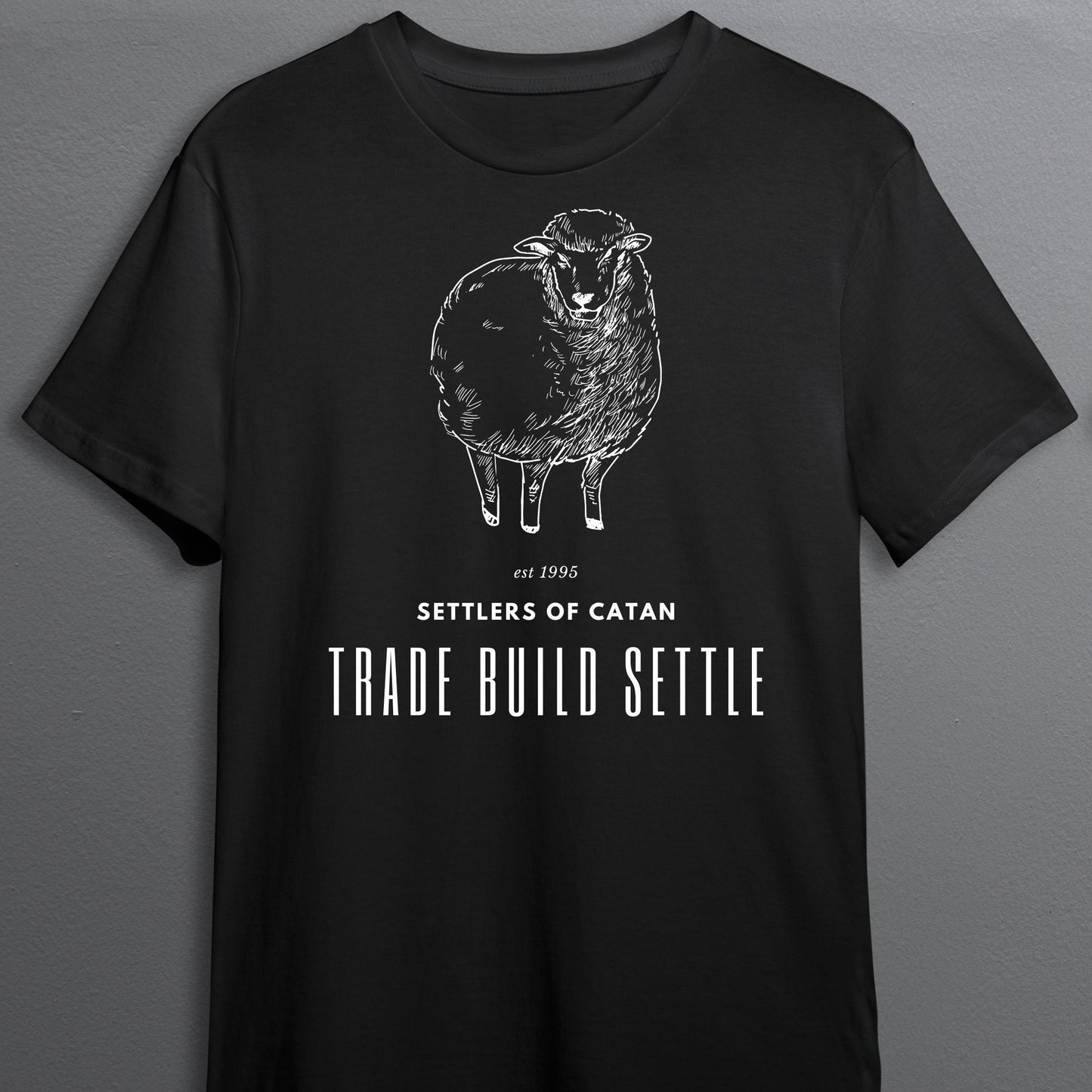 Settlers Of Catan Sheep T Shirt | Catan | Trade Build Settle