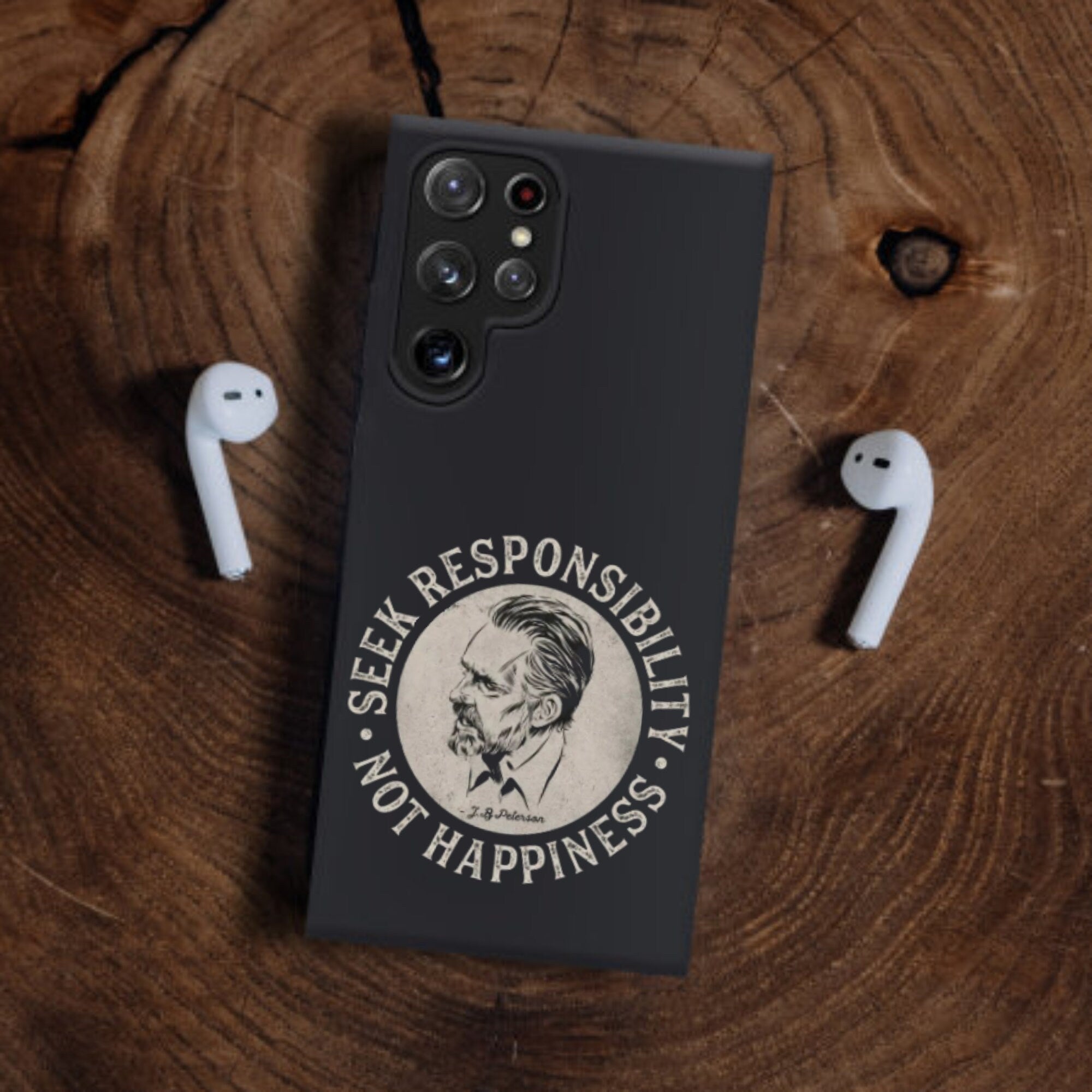 Jordan Peterson Phone Case 12 Rules for Life Dr Jordan Peterson Quote Seek Responsibility