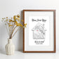 Home Sweet Home | New Home Housewarming Gift Poster | Perfect Gift for Couples | A4 Print + Digital Download