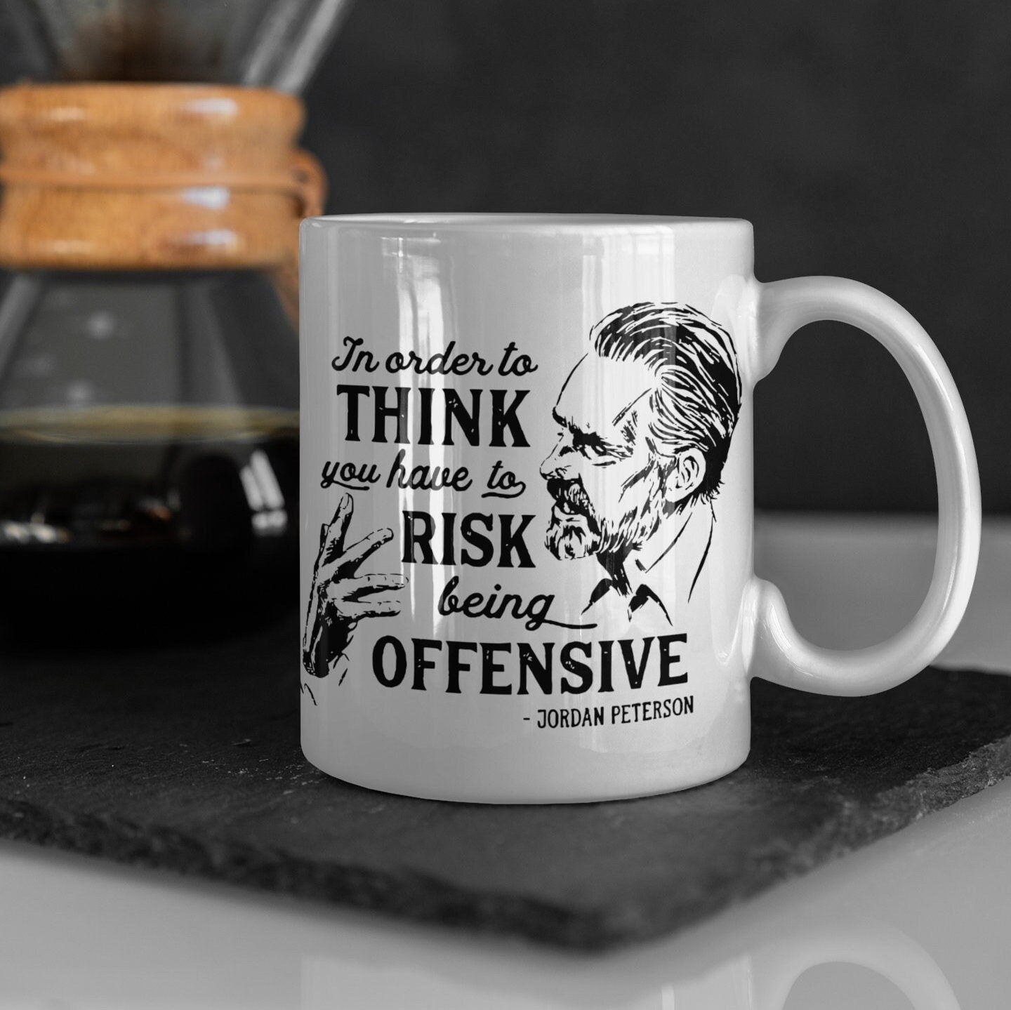 Jordan Peterson Risk Being Offensive Mug | Jordan Peterson Mug