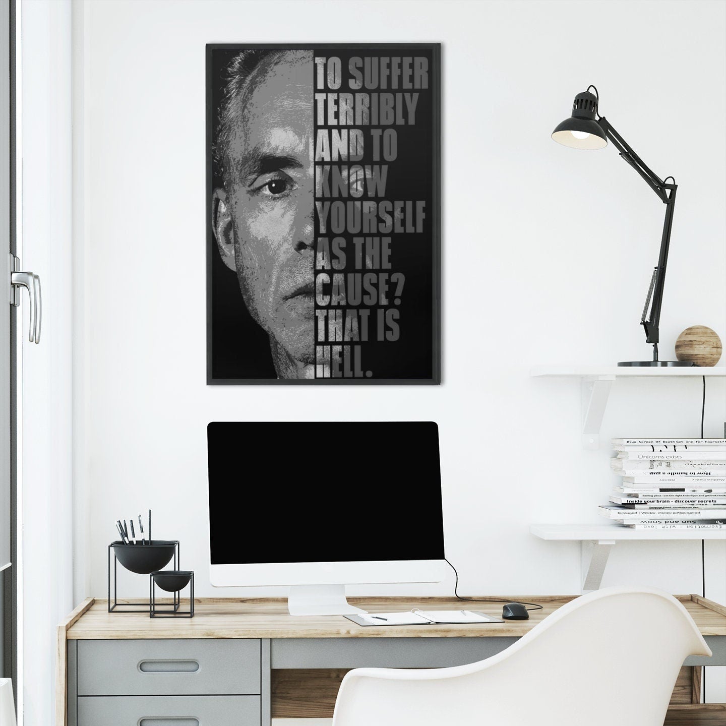 Jordan Peterson Poster | Jordan Peterson Quote Poster | Dr Jordan B Peterson Gift