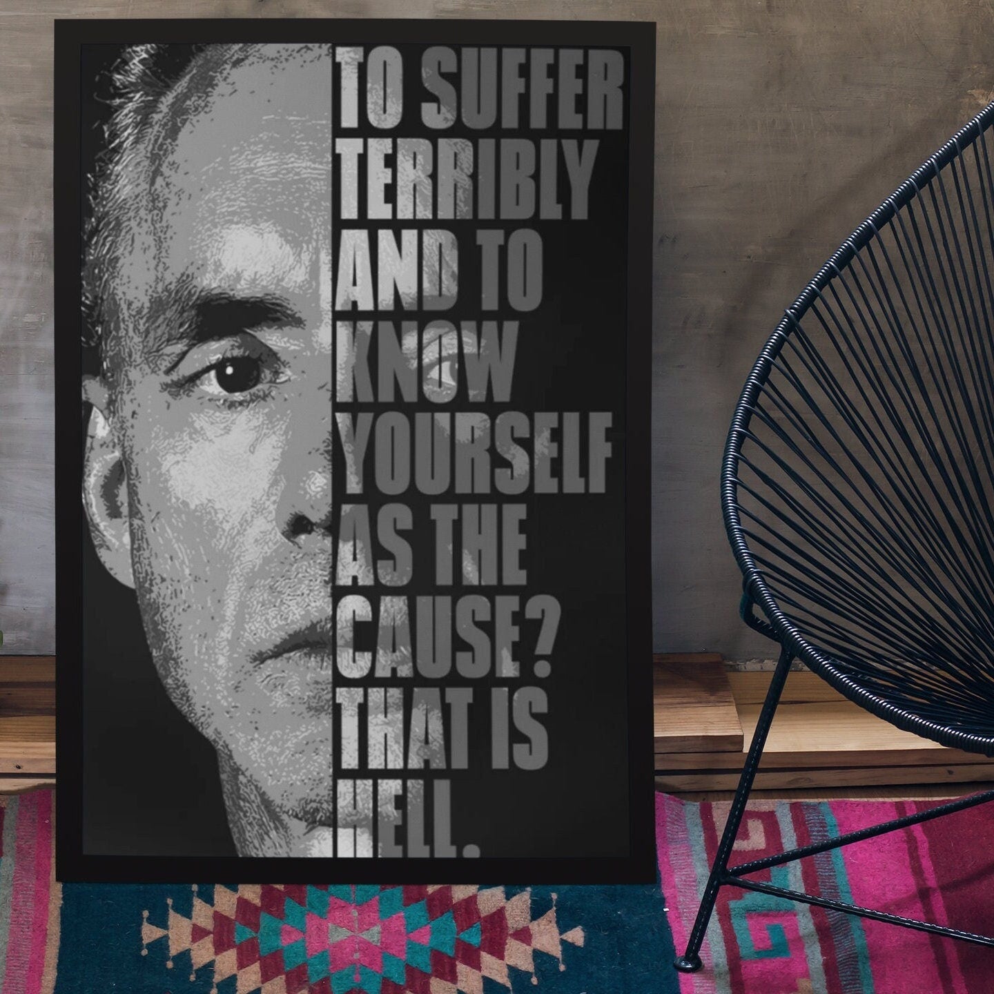 Jordan Peterson Poster | Jordan Peterson Quote Poster | Dr Jordan B Peterson Gift