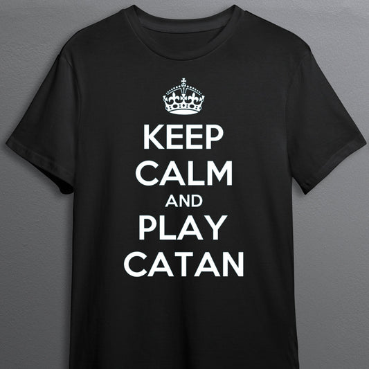 Keep Calm and Play Catan T Shirt | Settlers of Catan Shirt | Catan Clothing