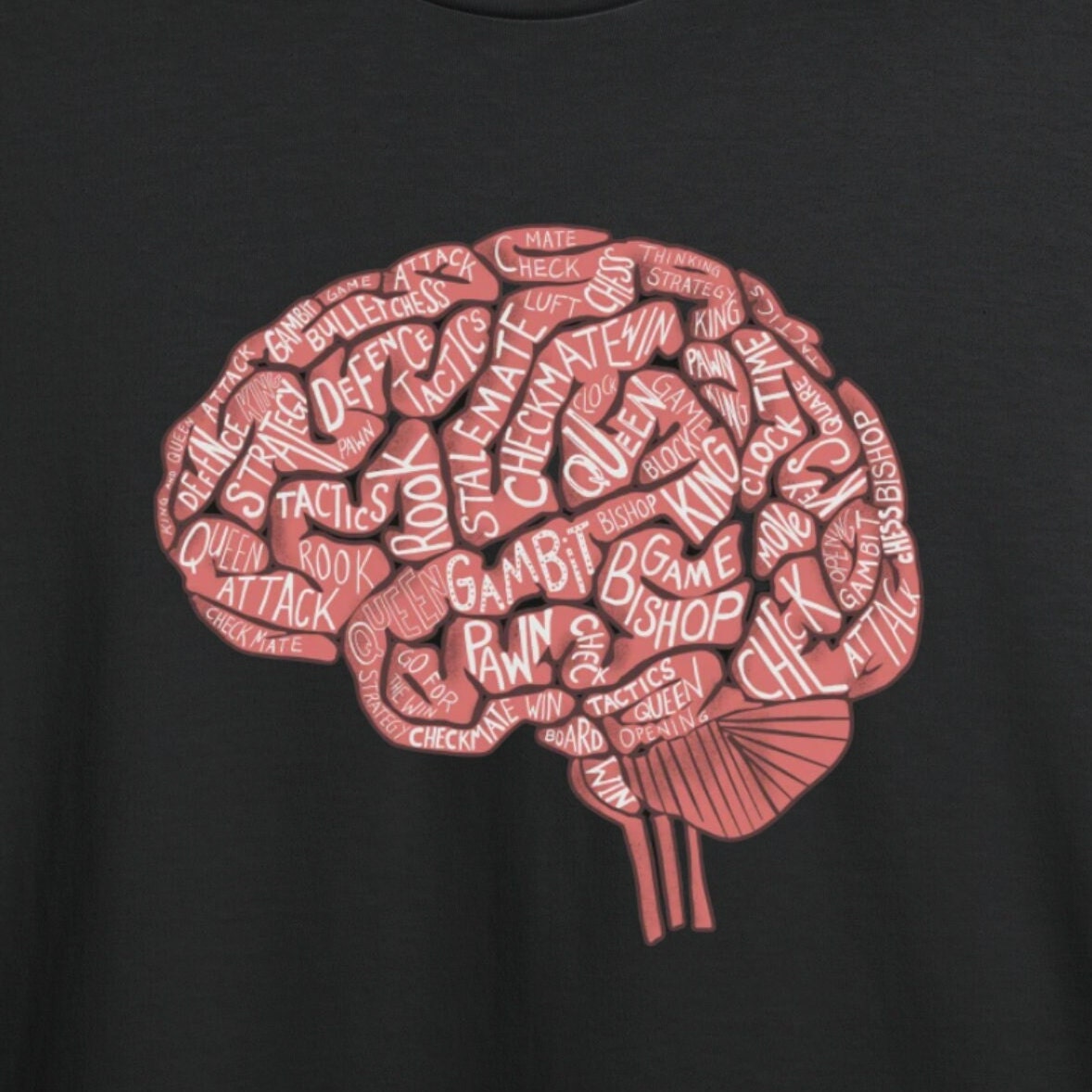 Chess - Brain Anatomy Of A Chess Player T Shirt | Chess Player T Shirt | Chess Shirt | Chess Tee