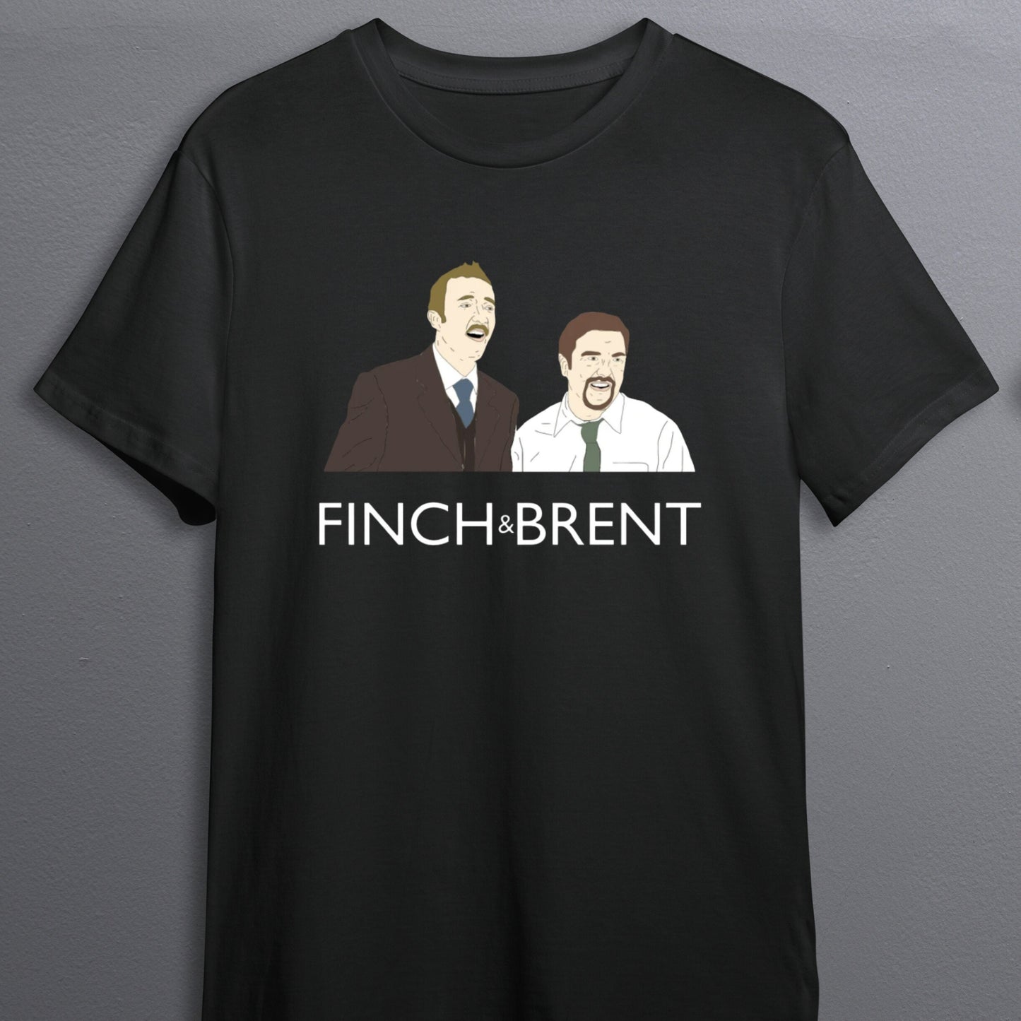 Finch & Brent David Brent T Shirt | The Office funny T Shirt | Ricky Gervais