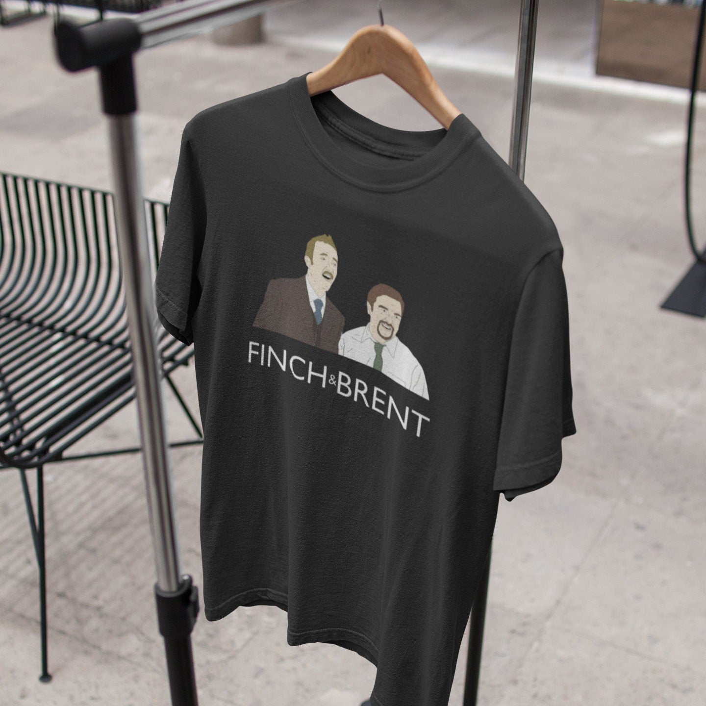 Finch & Brent David Brent T Shirt | The Office funny T Shirt | Ricky Gervais