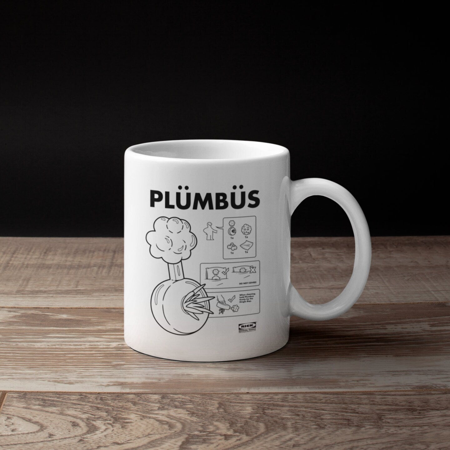 Rick & Morty Plumbus Mug | Rick And Morty Mug | Rick Sanchez Mug | Pickle Rick