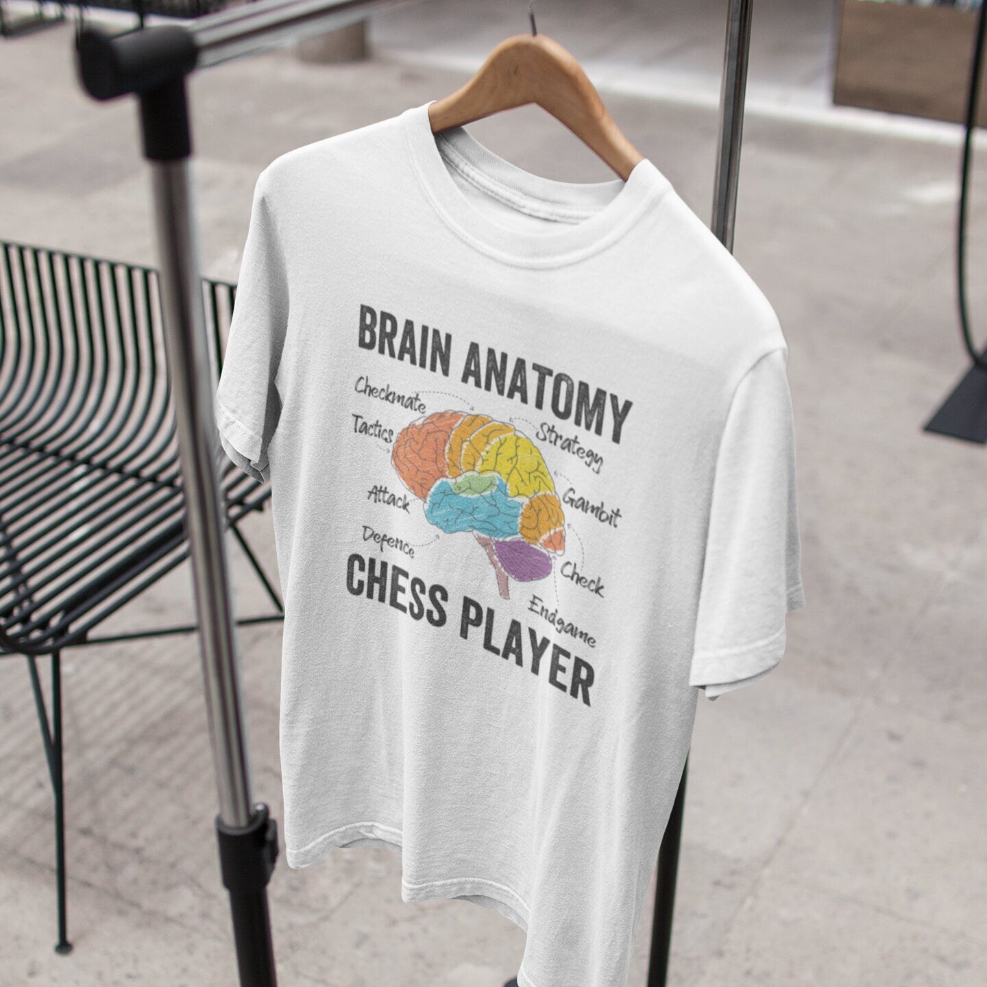 Brain Anatomy Of A Chess Player Shirt | Chess T Shirt | Chess Clothing