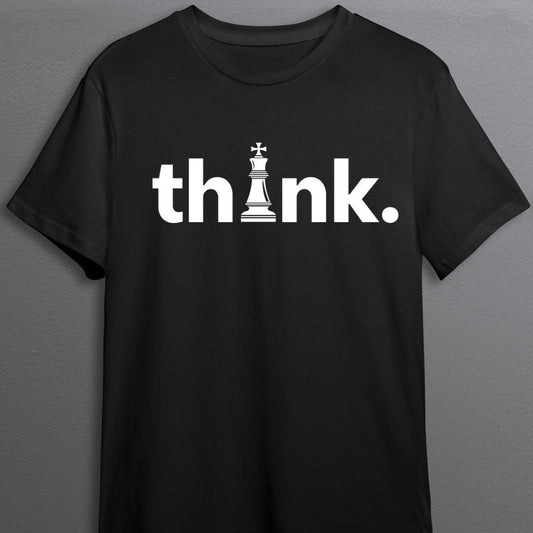 Think Chess Shirt | Chess T Shirt | Chess Clothing