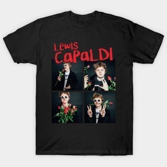 Lewis Capaldi Homage T Shirt | Scottish Icon | Retro 90's Vintage | Funny T Shirt | Lewis Capaldi Fan