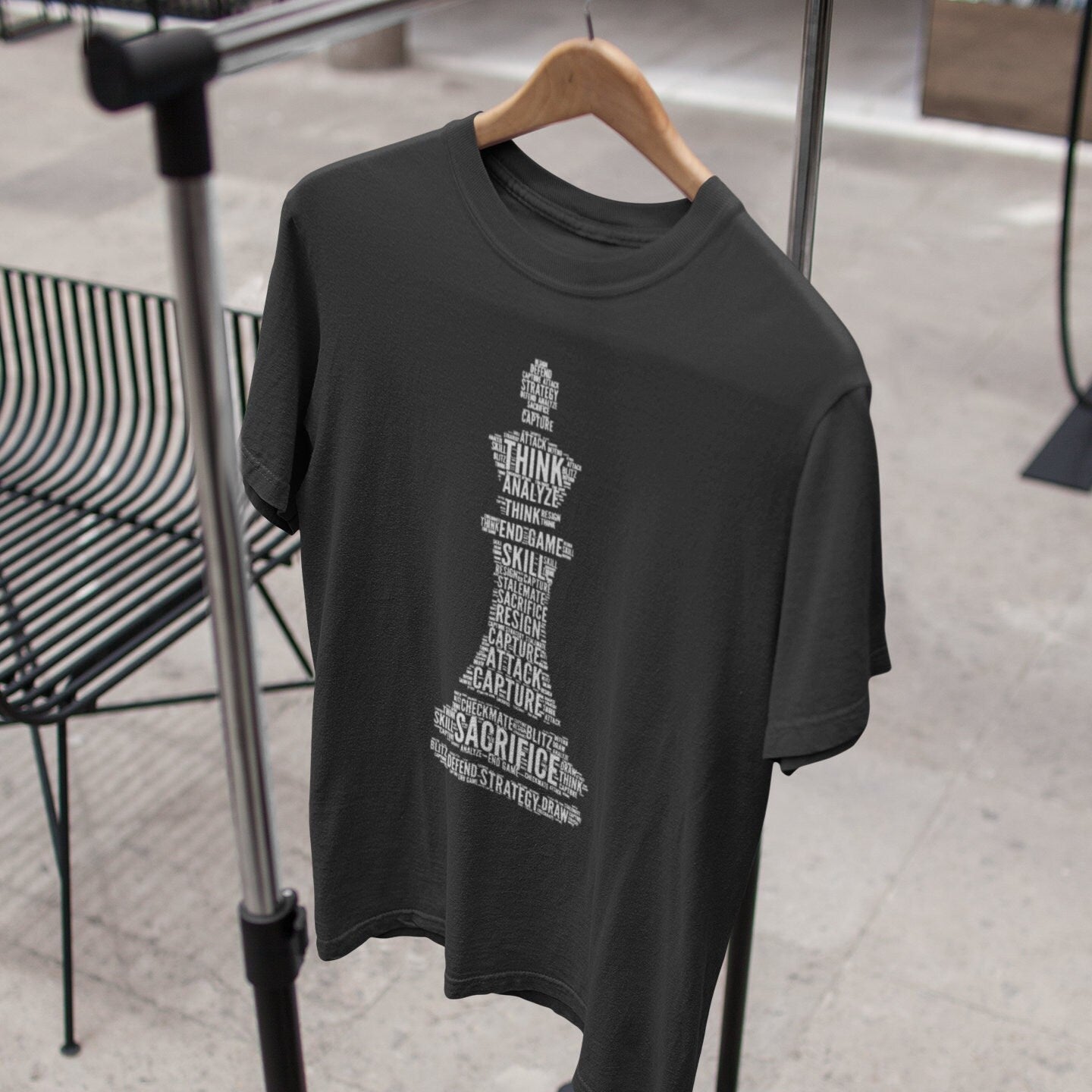 Chess Piece Art T Shirt | Chess Player T Shirt | Chess Shirt | Chess Tee