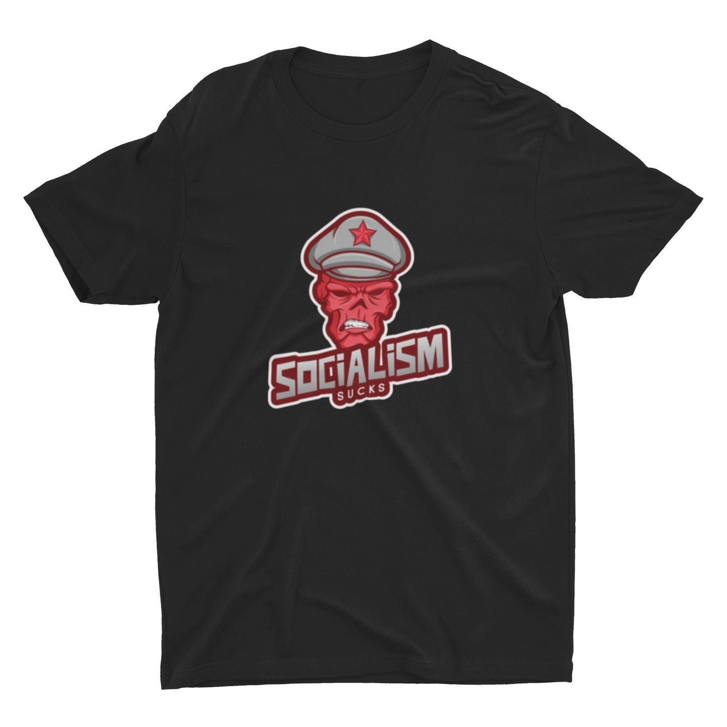 Socialism Sucks T Shirt | Socialism T Shirt | Red Skull T Shirt | Jordan Peterson T Shirt