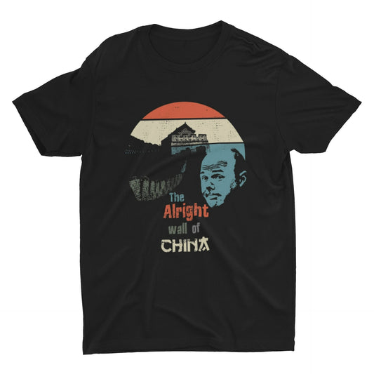 Karl Pilkington The Alright Wall Of China T Shirt | An Idiot Abroad | Karl Pilkington Retro T shirt