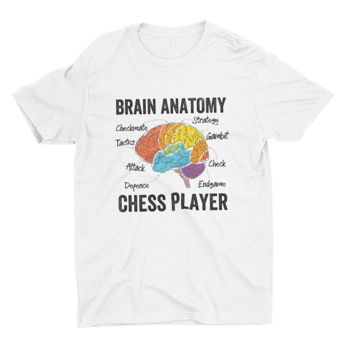 Brain Anatomy Of A Chess Player Shirt | Chess T Shirt | Chess Clothing