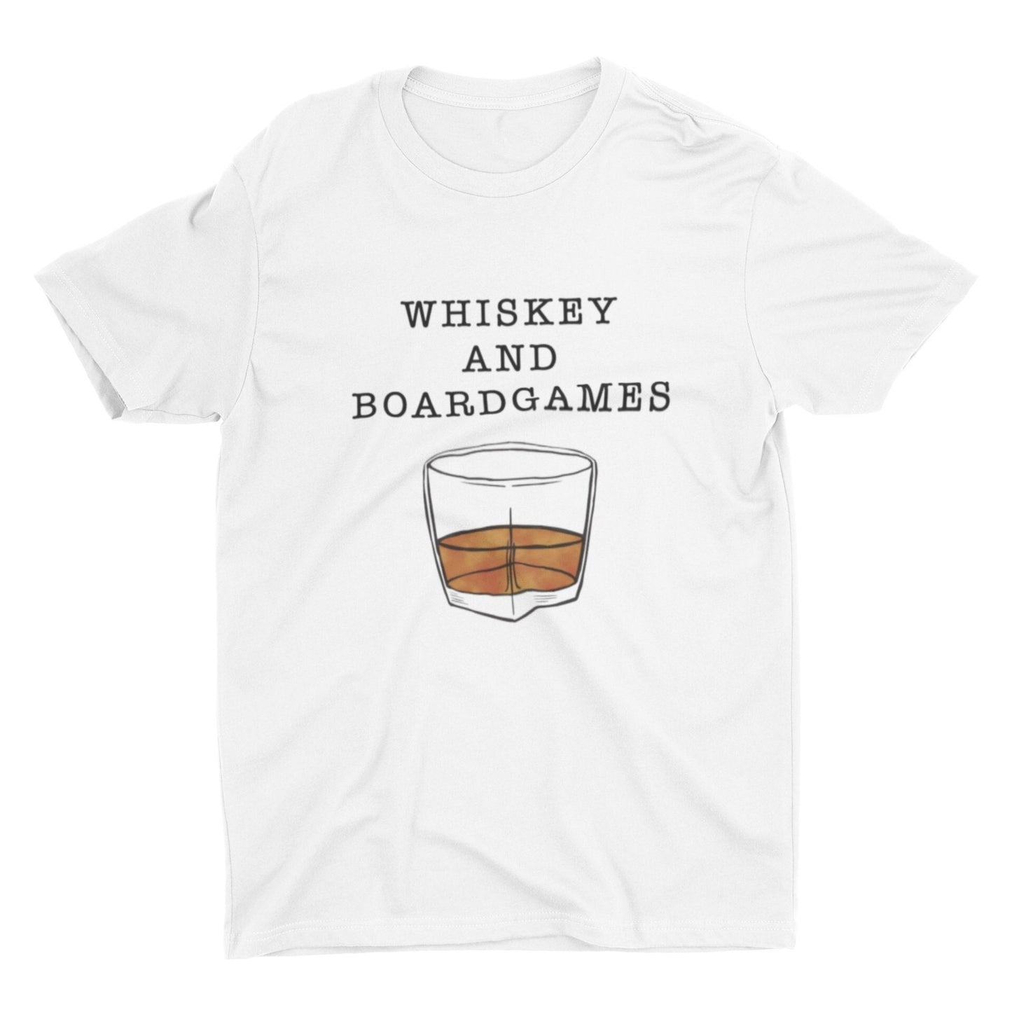 Whiskey & Board Games T Shirt | Board Game Lover T Shirt | Board Game T Shirt | Board Game Addict