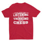 Thinking About Chess T Shirt | Chess Lover T Shirt | Chess Clothing