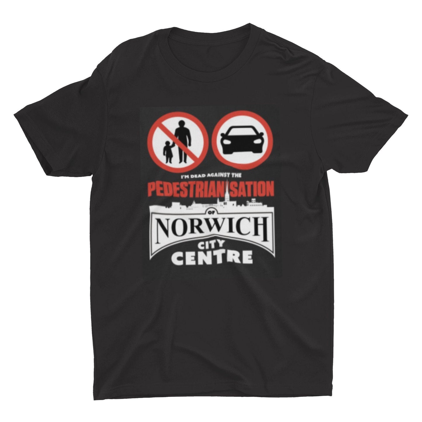 Alan Partridge Pedestrianisation Of Norwich City Centre T Shirt | Im Alan Partridge Shirt | Foot On A Spike