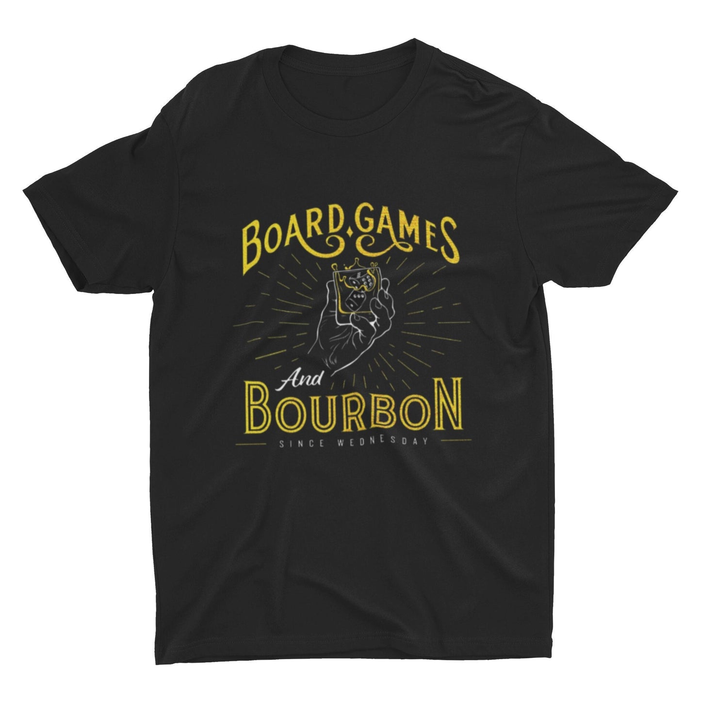 Board Games & Bourbon T Shirt | Fathers Day Gift | Board Game T Shirt | Mens T Shirt