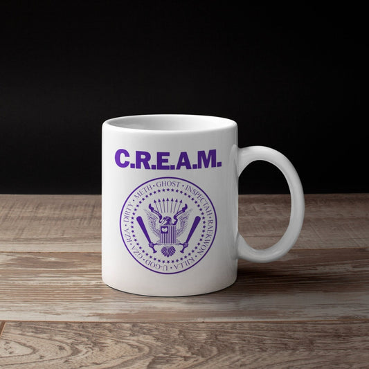 Wu Tang CREAM Mug | Cash Rules Everything Around Me | Wu Tang Mug | Wu Tang Art | Hip Hop Mug