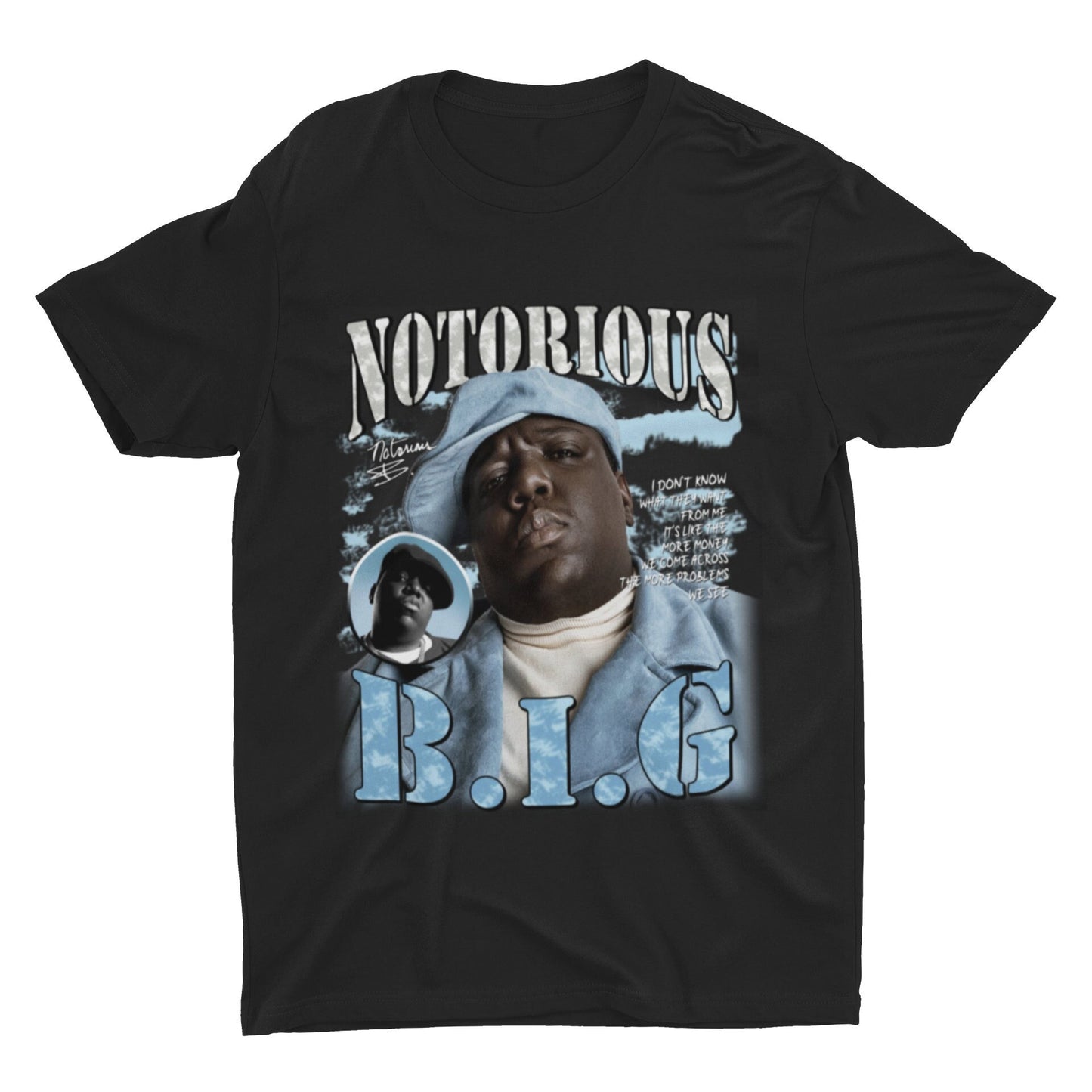 ICONIC B.I.G T Shirt | Notorious Biggie Smalls T Shirt | 90's Hip Hop | Hip Hop T Shirt | Rap T Shirt | Biggie Smalls Album