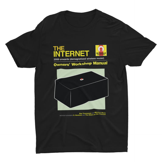 The IT Crowd The Internet Owners Manual T-Shirt | IT Crowd T Shirt | IT Crowd Moss Funny T Shirt