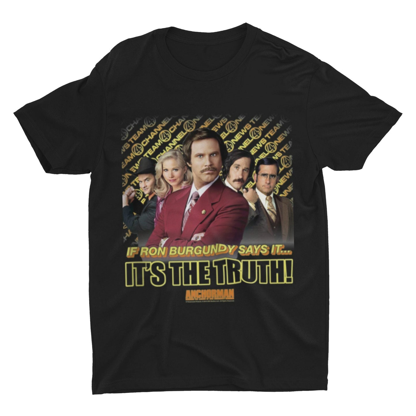 Anchorman It's The Truth T Shirt | Ron Burgundy T Shirt | Anchorman Movie | Will Ferrell