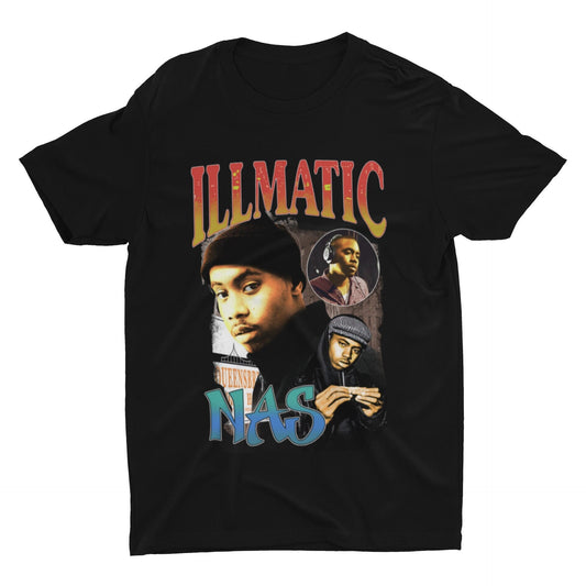 Iconic Nas Illmatic T Shirt | Nas T Shirt | 90's Hip Hop | Hip Hop T Shirt | Nas Rapper | Rap T Shirt